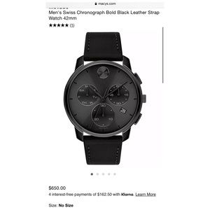 Mavado Bold All Black Mens Watch